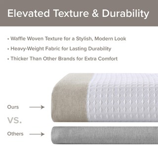 Foto 5 | Foto 5 | Cortina De Ducha Madison Park Spa Con Tejido Gofrado Color Topo 90 X 180 Cm - Venta Internacional.