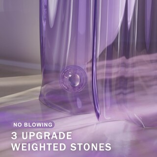 Foto 4 | Foto 4 | Forro De Cortina De Ducha Amazerbath Luxury Soft Eva Transparente Morado - Venta Internacional.