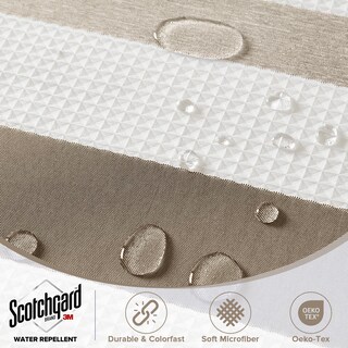 Foto 2 | Foto 2 | Cortina De Ducha Madison Park Spa Waffle Weave Taupe Ombre - Venta Internacional.