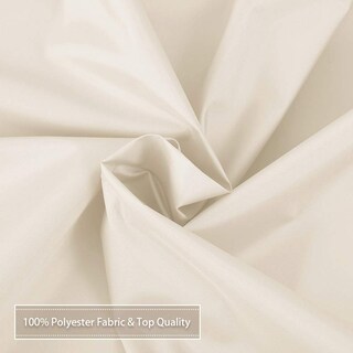 Foto 6 | Foto 6 | Cortina De Ducha Caromio Hotel Quality Waterproof Marfil - Venta Internacional.