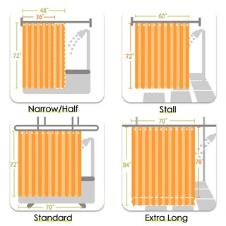 Foto 4 | Foto 4 | Cortina De Ducha Jinchan Small Stall Ombre Color Azul Océano 90 X 180 Cm - Venta Internacional.