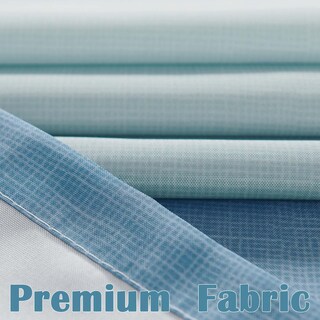Foto 5 | Foto 5 | Cortina De Ducha Jinchan Small Stall Ombre Color Azul Océano 90 X 180 Cm - Venta Internacional.