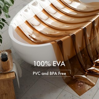 Foto 3 | Foto 3 | Cortina De Ducha Amazerbath 100% Eva 180 X 180 Cm Transparente - Venta Internacional.