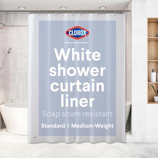 Foto 1 | Foto 1 | Forro De Cortina De Ducha Clorox Premium Impermeable 6 G Peva - Venta Internacional.