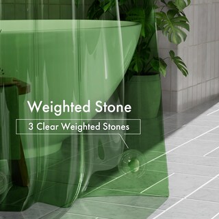 Foto 6 | Foto 6 | Cortina De Ducha Amazerbath 100% Eva 180 X 180 Cm Color Verde Menta - Venta Internacional.