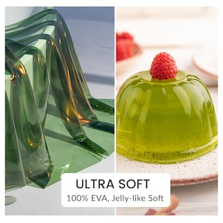 Foto 4 | Foto 4 | Cortina De Ducha Amazerbath Premium Eva Transparente De Color Verde Pino - Venta Internacional.