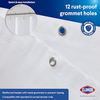 Foto 7 | Foto 7 | Forro De Cortina De Ducha Clorox Premium Ligero 6 G Peva - Venta Internacional.