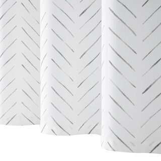 Foto 5 | Foto 5 | Cortina De Ducha Jinchan En Forma De Espiga Gris Y Blanca 180 X 180 Cm - Venta Internacional.