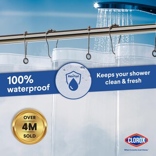 Foto 6 | Foto 6 | Forro De Cortina De Ducha Clorox Premium Impermeable 8 G Peva - Venta Internacional.