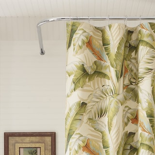 Foto 2 | Foto 2 | Cortina De Ducha Tommy Bahama Tela Palmiers 180 X 180 Cm Color Verde - Venta Internacional.