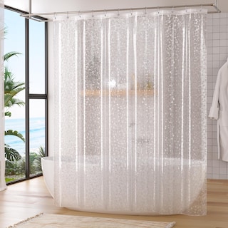 Foto 6 | Foto 6 | Forro De Cortina De Ducha Titanker Transparente De Peva Impermeable 180 X 180 Cm - Venta Internacional.