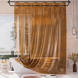 Foto 1 | Foto 1 | Forro De Cortina De Ducha Amazerbath Extra Largo 100% Eva Transparente - Venta Internacional.