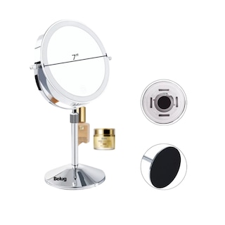 Foto 2 | Foto 2 | Espejo De Maquillaje Led Retráctil Aumento Doble Cara Usb, Belug Plata