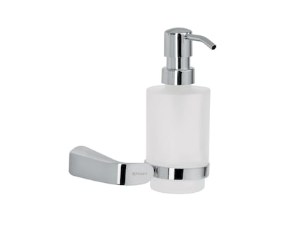 Foto 1 | Foto 1 | Jabonera Foset RIA-75 de Cristal con Dispensador Cromado Peso 450 G Ideal para Baños