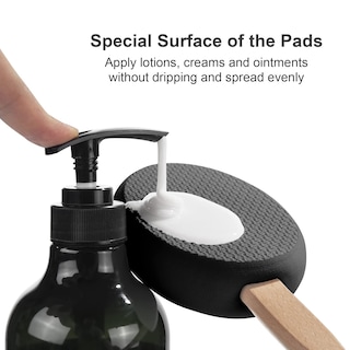 Foto 3 | Foto 3 | Aplicador De Loción Amazerbath Para Espalda Y Pies Con 4 Almohadillas, Color Negro - Venta Internacional.