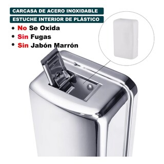 Foto 4 | Foto 4 | Jabonera Despachador Jabon Liquido De Acero Inoxidable Eo Safe Imports Esi-20610 Plata