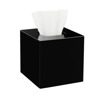 Foto 1 | Foto 1 | Dispensador De Pañuelos Faciales Hblife Cuadrado De Acrílico Negro - Venta Internacional.