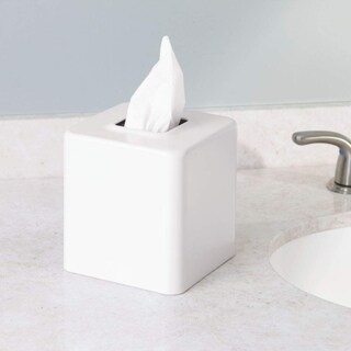 Foto 2 | Foto 2 | Funda Para Caja De Pañuelos Mdesign Unity Collection Acero Blanco - Venta Internacional.