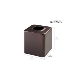Foto 4 | Foto 4 | Funda De Caja De Pañuelos Faciales Mdesign De Acero Para Baño Color Bronce - Venta Internacional.