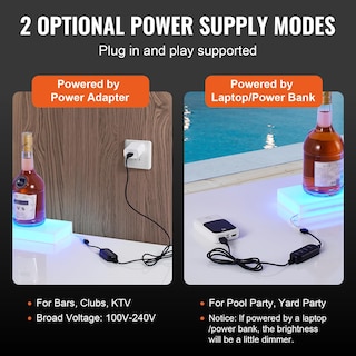 Foto 6 | Foto 6 | Expositor Vevor Para Botellas De Licor Con Iluminación Led, 1 Nivel, 76 Cm, Soporte De Pared - Venta Internacional.