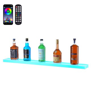 Foto 1 | Foto 1 | Expositor Vevor Para Botellas De Licor Con Iluminación Led, 1 Nivel, 100 Cm, Soporte De Pared - Venta Internacional.