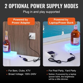 Foto 6 | Foto 6 | Expositor Vevor Para Botellas De Licor Con Iluminación Led, 1 Nivel, 100 Cm, Soporte De Pared - Venta Internacional.