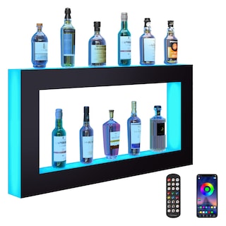 Foto 1 | Foto 1 | Estante Expositor Cuadrado Vevor Para Botellas De Licor Con Iluminación Led, 122 Cm - Venta Internacional.