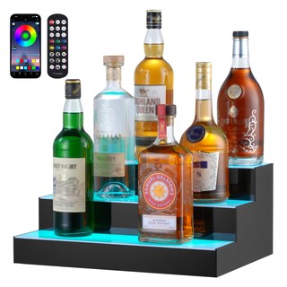 Foto 1 | Foto 1 | Expositor Vevor Para Botellas De Licor Con Iluminación Led, 3 Niveles, 40 Cm - Venta Internacional.