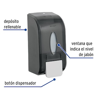 Foto 2 | Foto 2 | Dosificador Truper De Abs Para Jabón Líquido, Humo, Foset