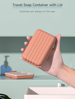 Foto 6 | Foto 6 | Jabonera de Viaje Doter a Prueba de Fugas con Tapa y Soporte para Drenar Jabón - Venta Internacional