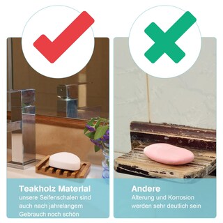 Foto 4 | Foto 4 | Jabonera HTB Diseño Inclinado de Cascada Madera de Teca Natural - Venta Internacional