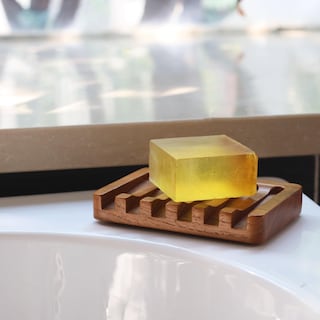 Foto 7 | Foto 7 | Jabonera HTB Diseño Inclinado de Cascada Madera de Teca Natural - Venta Internacional