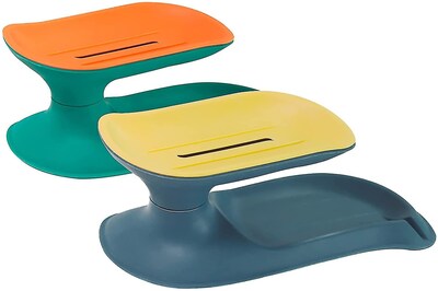 Foto 1 | Foto 1 | Paquete De 2 Jaboneras De Doble Capa Con Soporte De Drenaje Automático - Venta Internacional.
