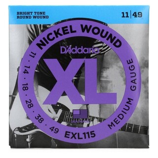 Foto 1 | Foto 1 | Encordadura para Guitarra Eléctrica D’Addario Entorchadas de Niquel Exl115