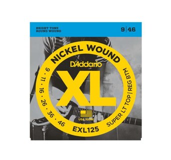 Foto 1 | Foto 1 | Set de Cuerdas para Guitarra Eléctrica D’addario Exl125 Super Light/ Regular