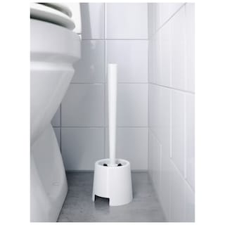 Foto 2 | Foto 2 | Escobilla De Baño Resistente para Una Limpieza Eficaz - Soporte Y Cepillo para Inodoro Blanco 2pzs