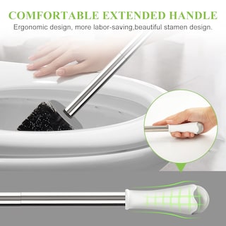 Foto 4 | Foto 4 | Escobilla Y Soporte Para Inodoro Aonez Tamaño Compacto Acero Inoxidable - Venta Internacional