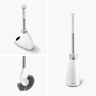 Foto 2 | Foto 2 | Escobilla De Baño Simplehuman De Acero Inoxidable Blanca Con Estuche - Venta Internacional.