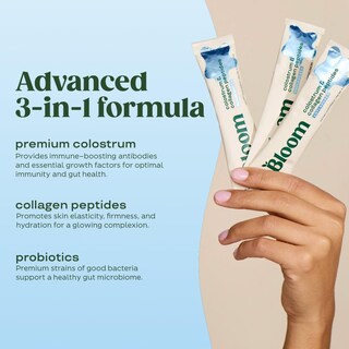 Foto 4 | Foto 4 | Suplemento Bloom Nutrition De Calostro Bovino En Polvo, 15 Porciones - Venta Internacional.