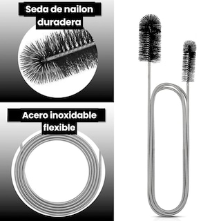 Foto 8 | Foto 8 | Cepillo Para Polvo Drenaje Limpieza Largo Flexible 2 Cabezas