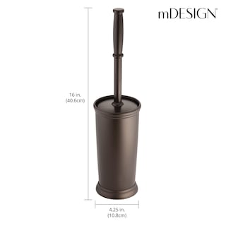 Foto 4 | Foto 4 | Escobilla Para Inodoro Mdesign Hyde Collection Con Soporte En Bronce - Venta Internacional.