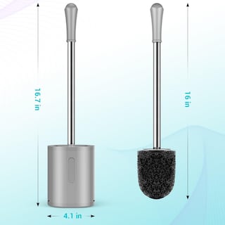 Foto 2 | Foto 2 | Juego De Escobillas Para Inodoro Aonez Paquete De 3 Con Mango De Acero Inoxidable - Venta Internacional.