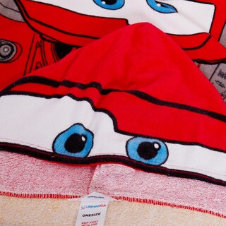 Foto 5 | Foto 5 | Toalla Con Capucha Disney Cars Lightning Mcqueen 100% Algodón Para Niños - Venta Internacional.