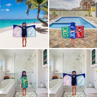 Foto 6 | Foto 6 | Máscaras De Pijama Con Capucha Para Baño/piscina/playa, Algodón Suave - Venta Internacional.