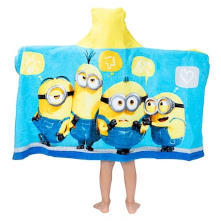 Foto 3 | Foto 3 | Toalla Con Capucha Despicable Me Minions Franco Kids 60 X 120 Cm - Venta Internacional.