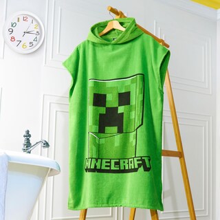 Foto 5 | Foto 5 | Toalla De Baño Con Capucha Minecraft Para Niños Y Adolescentes - Venta Internacional.