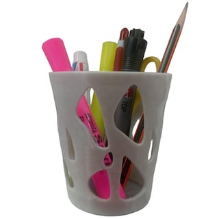 Foto 3 | Foto 3 | Vaso Organizador de Lápices para Escritorio 3 Piezas Gris