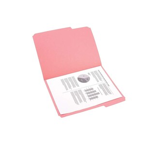 Foto 4 | Foto 4 | Carpetas De Archivos Staples 508952 De Colores Con Lengüetas Reforzadas, Color Rosa - Venta Internacional.