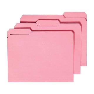 Foto 7 | Foto 7 | Carpetas De Archivos Staples 508952 De Colores Con Lengüetas Reforzadas, Color Rosa - Venta Internacional.
