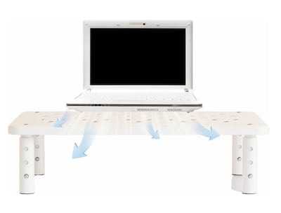 Foto 1 | Foto 1 | Soporte Xtellar Para Monitor Pc Regulable En Altura Con Cajones Modelo Blanco